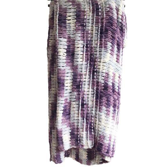 Handmade Ombre Knit Blanket Throw - Picture 11 of 16